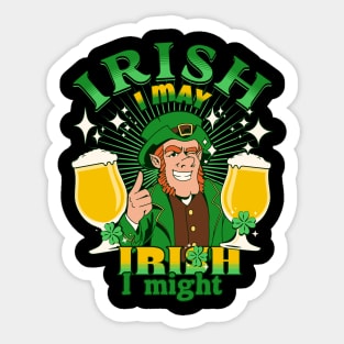 St Patricks day design Sticker